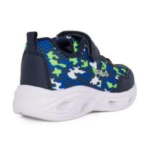 Fila Blink 3 V 7AF51010-233 Παιδικό αθλητικό με φωτάκια για αγόρι σε συνθετικό δέρμα και ύφασμα Μπλε - Image 3