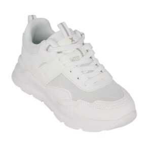 XTI 151147A Παιδικό Sneaker για κορίτσι σε συνθετικό δέρμα και ύφασμα Λευκό - Image 2