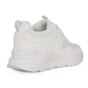 XTI 151147A Παιδικό Sneaker για κορίτσι σε συνθετικό δέρμα και ύφασμα Λευκό - Image 3