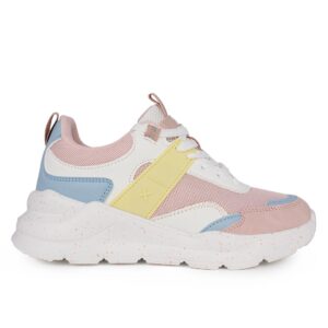 XTI 151147 Παιδικό Sneaker για κορίτσι σε συνθετικό δέρμα και ύφασμα Multicolor