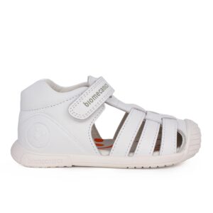 Biomecanics 252123-D050 Παιδικό παπουτσοπέδιλο unisex δερμάτινο Λευκό