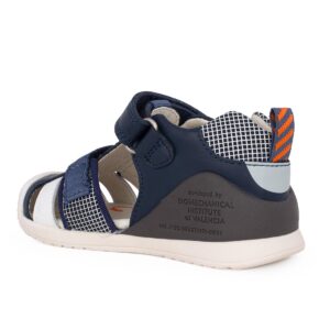 Biomecanics 252117-A183 παιδικό παπουτσοπέδιλο για αγόρι δερμάτινο Μπλέ/Λευκό - Image 3