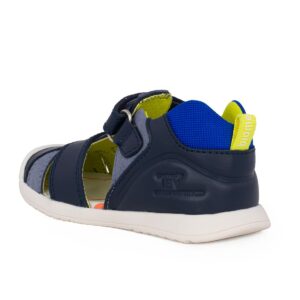 Biomecanics 252125-A183 Παιδικό παπουτσοπέδιλο για αγόρι δερμάτινο Μπλέ/Ραφ - Image 3
