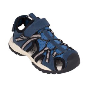 Geox J BOREALIS B. J450RB 014ME C4189 B Παιδικό παπουτσοπέδιλο για αγόρι σε οικολογικό δέρμα και ύφασμα Μπλε - Image 2
