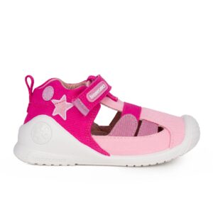 Biomecanics 252182-A032 Παιδικό παπουτσοπέδιλο για κορίτσι υφασμάτινο Ροζ