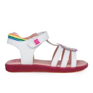 Agatha Ruiz De La Prada 252963-A050 A Παιδικό πέδιλο twin για κορίτσι δερμάτινο Λευκό - Image 2
