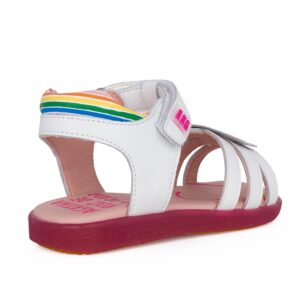 Agatha Ruiz De La Prada 252963-A050 A Παιδικό πέδιλο twin για κορίτσι δερμάτινο Λευκό - Image 3