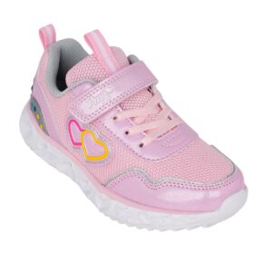 Primigi 7967022 Παιδικό αθλητικό με φωτάκια για κορίτσι σε συνθετικό δέρμα και ύφασμα Ροζ - Image 2