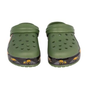 Zigzag Z242375-3232 Water Friedly Παιδικό πέδιλο/παντοφλάκι με φωτάκια για αγόρι σε συνθετικό υλικό Λαδί