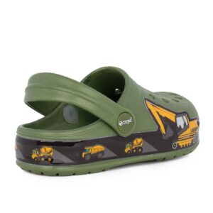 Zigzag Z242375-3232 Water Friedly Παιδικό πέδιλο/παντοφλάκι με φωτάκια για αγόρι σε συνθετικό υλικό Λαδί - Image 3