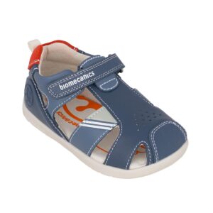 Biomecanics 252169-A556 Α Παιδικό παπουτσοπέδιλο για αγόρι δερμάτινο Μπλε Ραφ - Image 2