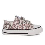Conguitos OSSH141099-28 Παιδικό παπούτσι για κορίτσι πάνινο σταράκι Λεοπάρ/Γκλίτερ