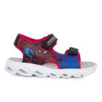 Modum Marvel Spiderman SP013849 παιδικό πέδιλο για αγόρι με φωτάκια σε συνθετικό υλικό σε Μπλέ /Ρουά
