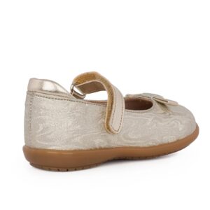 Ricco 282 Παιδική μπαλαρίνα για κορίτσι δερμάτινη Χρυσό - Image 3