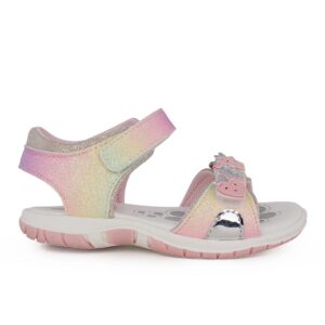 Chicco Sandal Fleur 730460-970 Παιδικό πέδιλο για κορίτσι σε συνθετικό δέρμα Ροζ/Πολύχρωμο