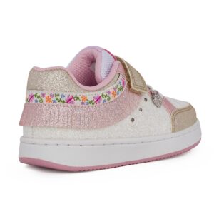 Lelli Kelly Frangetta Mix LKAL8054 BIOR Παιδικό Sneaker για κορίτσι σε γκλίτερ Λευκό - Image 3