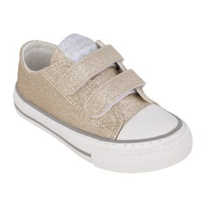 Conguitos Iridiscent OSSH141095 Παιδικό sneaker για κορίτσι σε ύφασμα Χρυσό - Image 2