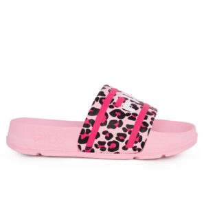 Fila Morro Bay FFK0118-43286 Παιδική παντόφλα για κορίτσι σε συνθετικό υλικό Ροζ/Λεοπάρ - Image 2