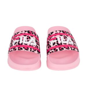 Fila Morro Bay FFK0118-43286 Παιδική παντόφλα για κορίτσι σε συνθετικό υλικό Ροζ/Λεοπάρ