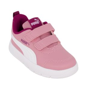 Puma Courtflex V3 V Inf 310252 15 Παιδικό Sneaker για κορίτσι σε συνθετικό δέρμα ρόζ - Image 2