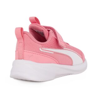 Puma Flyer 3 AC+Inf 401528 09 Παιδικό αθλητικό για κορίτσι σε συνθετικό δέρμα και ύφασμα Ροζ/άσπρο - Image 3