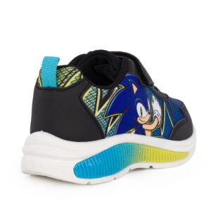 Modum SC000845 Παιδικό αθλητικό Sonic με φωτάκια για αγόρι σε συνθετικό δέρμα και ύφασμα Μαύρο - Image 3