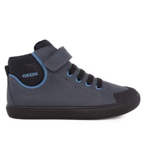 Geox J GISLI B. J465CC 0MEFU C0693 Β Παιδικό μποτάκι για αγόρι δερμάτινο Μπλε