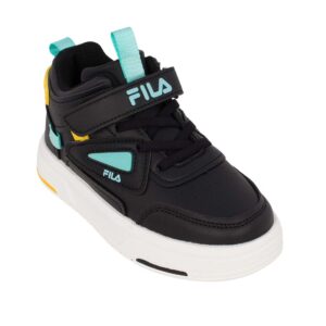 Fila MEMORY AYO 4 V 3YF53001-063 Παιδικό αθλητικό μποτάκι για αγόρι σε συνθετικό δέρμα Μαύρο - Image 2