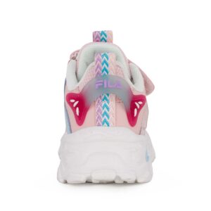Fila MEMORY MUSHA 2 V 7YF53006-900 Παιδικό αθλητικό για κορίτσι σε συνθετικό δέρμα Ροζ/Λευκό - Image 3