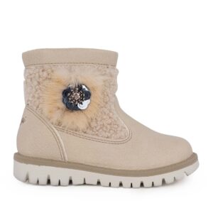 Primigi 8850311 Παιδικό μποτάκι για κορίτσι δερμάτινο Μπεζ