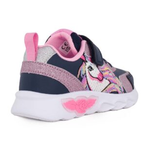 Lelli Kelly CHRISTINA LKAL4452-BL01 Παιδικό αθλητικό με φωτάκια για κορίτσι σε συνθετικό δέρμα και ύφασμα Μπλέ - Image 3