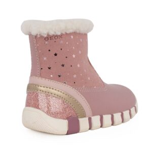 Geox B IUPIDOO GIRL A B5658A 0DHBC C8A2U Παιδικό μποτάκι για κορίτσι δερμάτινο Ροζ - Image 3