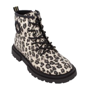 Primigi 8977011 Παιδικό μποτάκι για κορίτσι σε συνθετικό δέρμα Εκρού/ μαύρο - Image 2