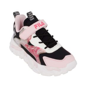 Fila MEMORY MUSHA 2 V 3YF53006-090 Παιδικό αθλητικό για κορίτσι σε συνθετικό δέρμα Μαύρο/ροζ/λευκό - Image 2