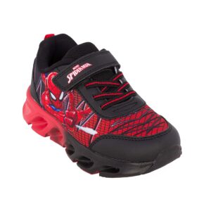 Modum Spiderman SP014215 Παιδικό αθλητικό με φωτάκια για αγόρι σε συνθετικό δέρμα και ύφασμα Μαύρο/κόκκινο - Image 2