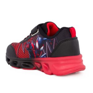 Modum Spiderman SP014215 Παιδικό αθλητικό με φωτάκια για αγόρι σε συνθετικό δέρμα και ύφασμα Μαύρο/κόκκινο - Image 3