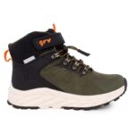 Garvalin 251528-B801 Παιδικό μποτάκι για αγόρι σε συνθετικό δέρμα Χακί