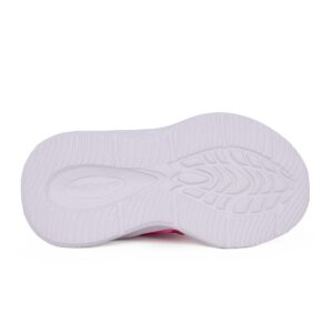 Skechers 303713N/PKMT Παιδικό αθλητικό με φωτάκια για κορίτσι σε συνθετικό δέρμα και ύφασμα Ροζ/λιλά/κοραλί - Image 5