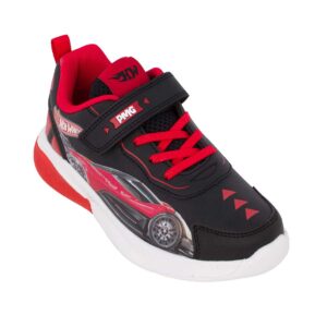 Primigi 8991011 Παιδικό αθλητικό με φωτάκια Hot Wheels για αγόρι σε συνθετικό δέρμα Μαύρο/κόκκινο - Image 2