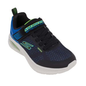 Skechers 404105L/BBLM Παιδικό αθλητικό για αγόρι σε αδιαβροχοποιημένο ύφασμα Μαύρο/μπλέ/λάιμ - Image 2