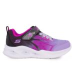 Skechers 303713L/BKMT Παιδικό αθλητικό για κορίτσι με φωτάκια σε αδιαβροχοποιημένο ύφασμα Black/multi