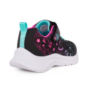 Skechers 303380L/BKMT Παιδικό αθλητικό για κορίτσι σε συνθετικό οικολογικό δέρμα Black/multi - Image 3