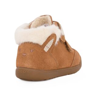 Geox B MACCHIA GIRL B B564PB 00022 C6627 Παιδικό μποτάκι για αγόρι δερμάτινο Κάμελ - Image 3