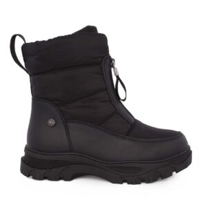 Xti 151383 Παιδικό μποτάκι apres ski σε συνθετικό υλικό και γούνα Μαύρο