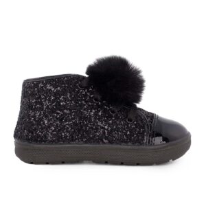 Primigi 8852122 Παιδικό ημίμποτο για κορίτσι σε οικολογικό δέρμα Μαύρο