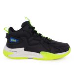 Fila MEMORY PICK 3 NANOBIONIC LACE 3AF53006-066 Εφηβικό αθλητικό μποτάκι για αγόρι σε συνθετικό δέρμα Μαύρο/Κίτρινο