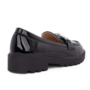 Lelli Kelly LKHI5303 IRIDE Παιδικό παπούτσι τύπου loafer για κορίτσι δερμάτινο λουστρίν Μαύρο - Image 3