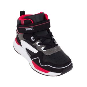 Primigi 8964444 Παιδικό μποτάκι για αγόρι σε οικολογικό δέρμα Μαύρο/Κόκκινο - Image 2