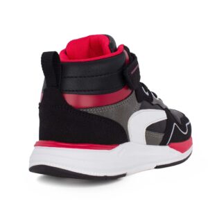 Primigi 8964444 Παιδικό μποτάκι για αγόρι σε οικολογικό δέρμα Μαύρο/Κόκκινο - Image 3