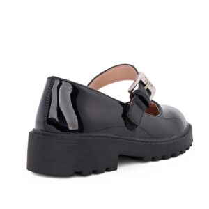 Alegria shoes 122504W Παιδική μπαρέτα ανατομική σε συνθετικό υλικό σε λουστρίν Μαύρο - Image 3